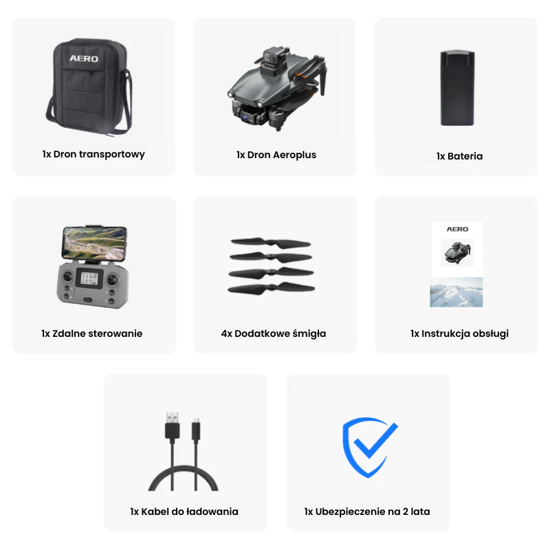 Dron Aeroplus 4 K